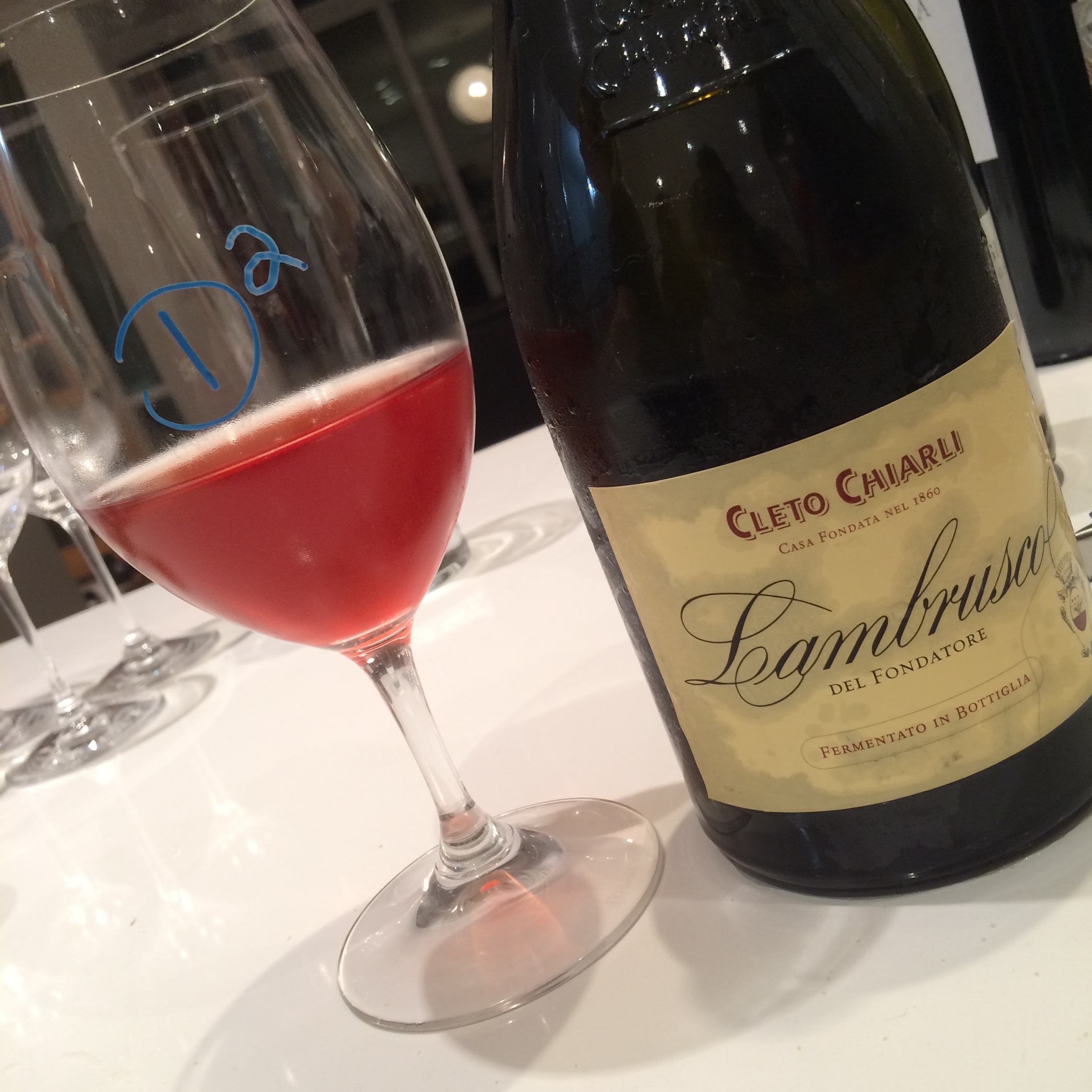Lambrusco the sparkling red wine